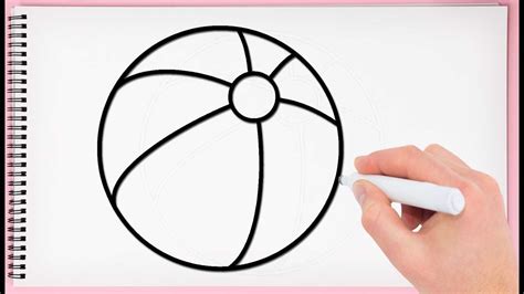 How to draw a ball easy learn drawing step by step .